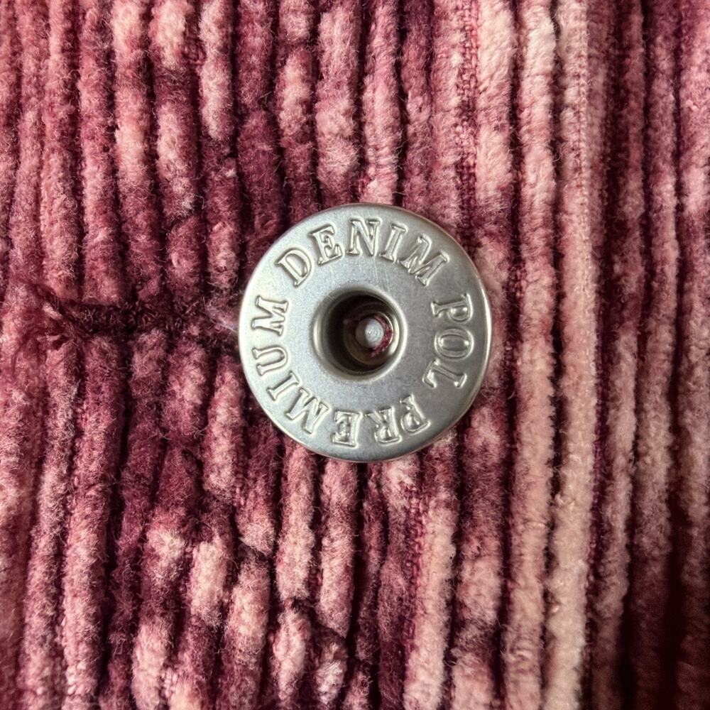 POL Pink Studded Corduroy Jacket Coat Shacket Western Vintage Gift Women’s XL 1X - Picture 7 of 16